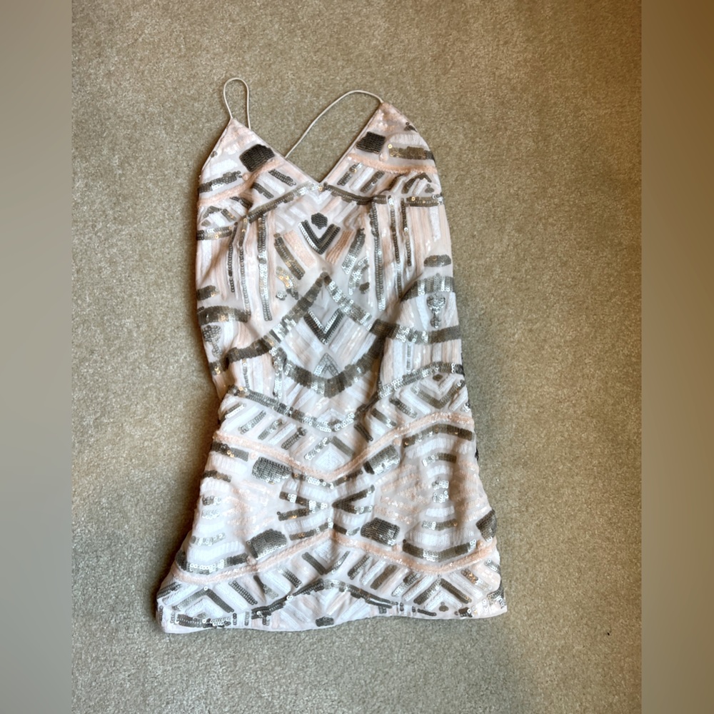 Mini dress sequins cocktail